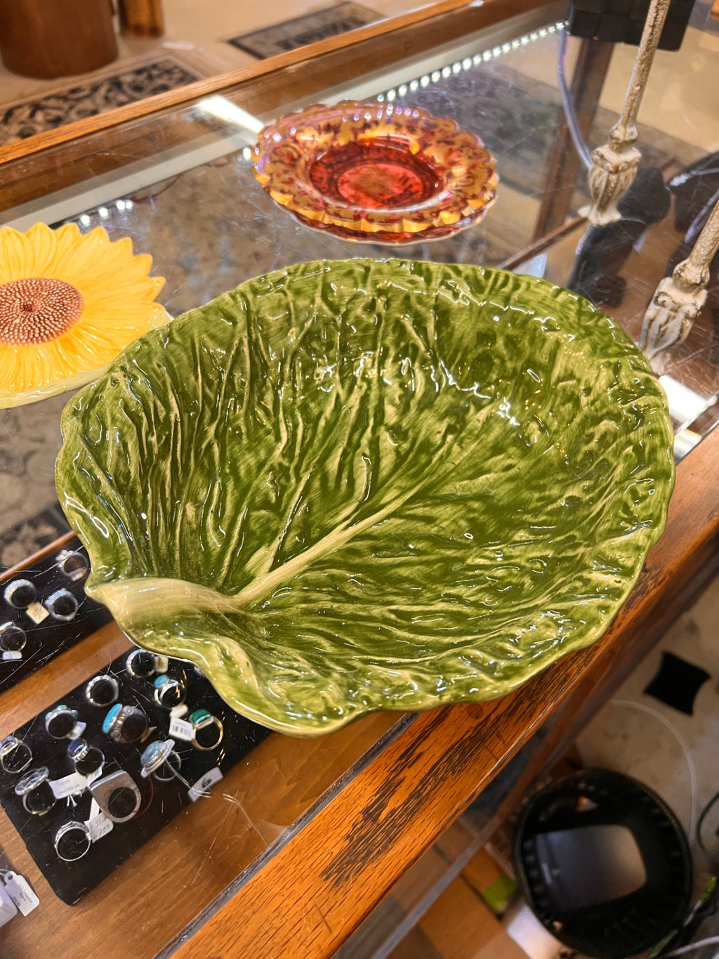 1970s Handmade Serving Dish From Portugal