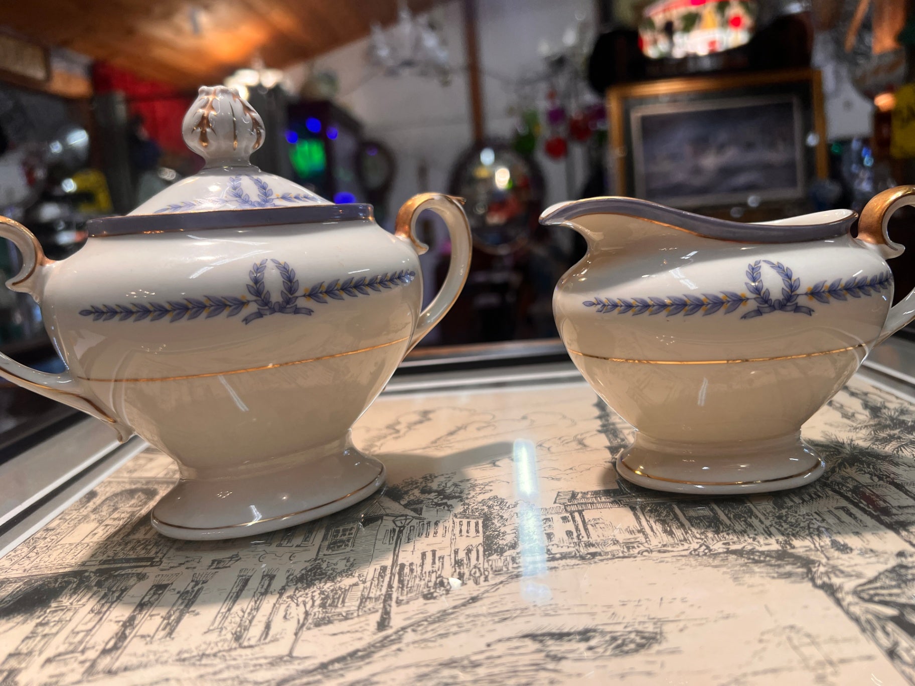 Baronet Cream and Sugar Set