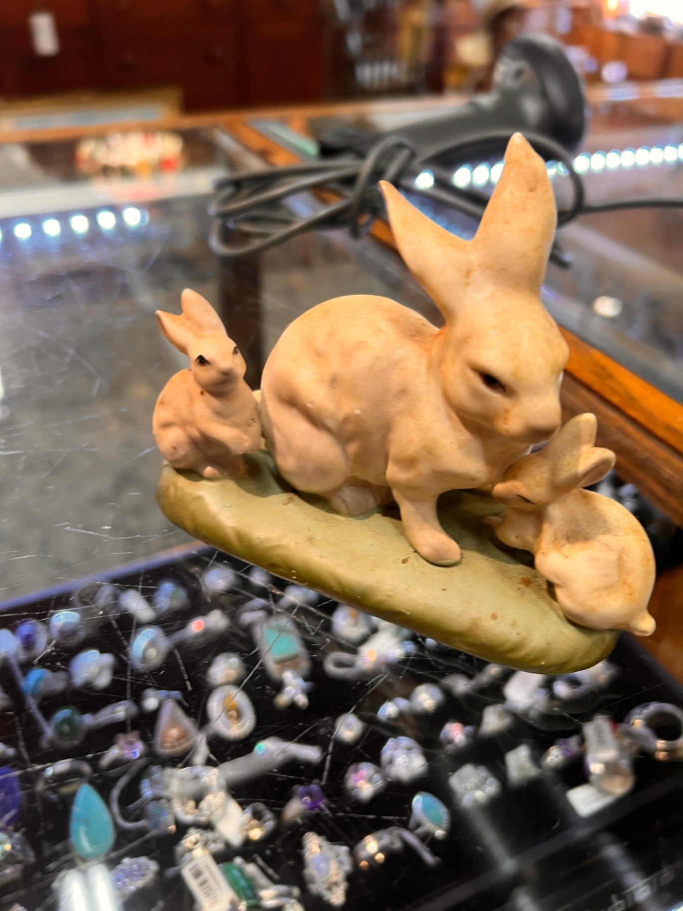 Ceramic Rabbit Sculpture