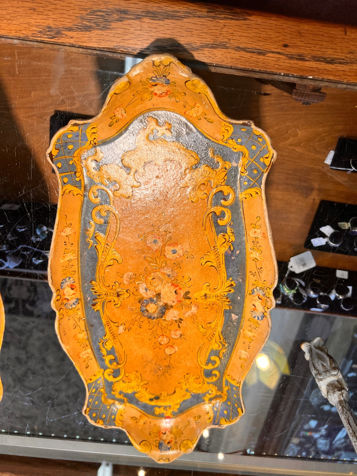 Hand-Painted Italian Florentine Tray (Rectangular)