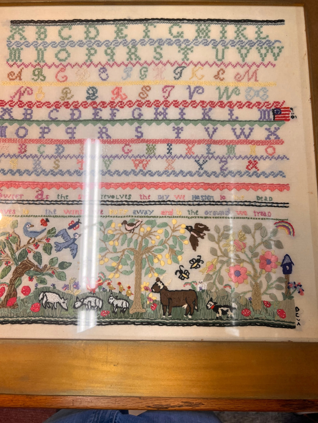 Williamsburg by Elsa Williams Needlework Sampler "The Farm"