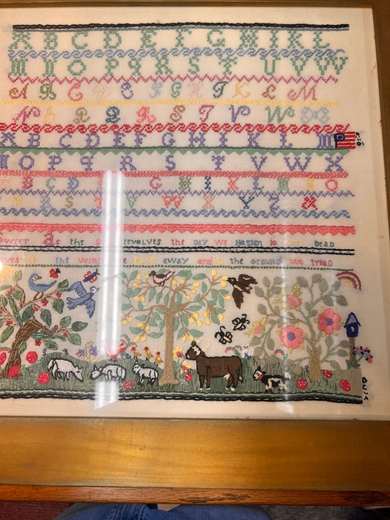 Williamsburg by Elsa Williams Needlework Sampler "The Farm"