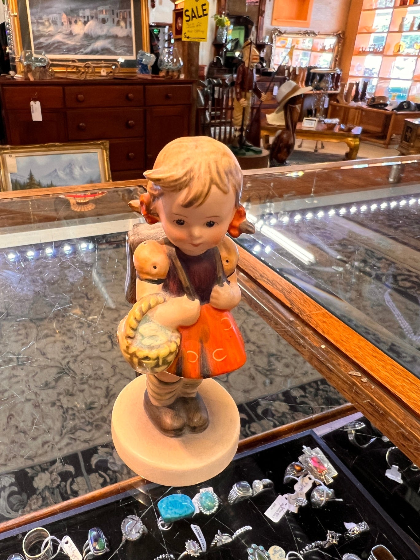 Vintage Hummel "School Girl " 4.75" West Germany Goebel Figurine HUM 81 2/0