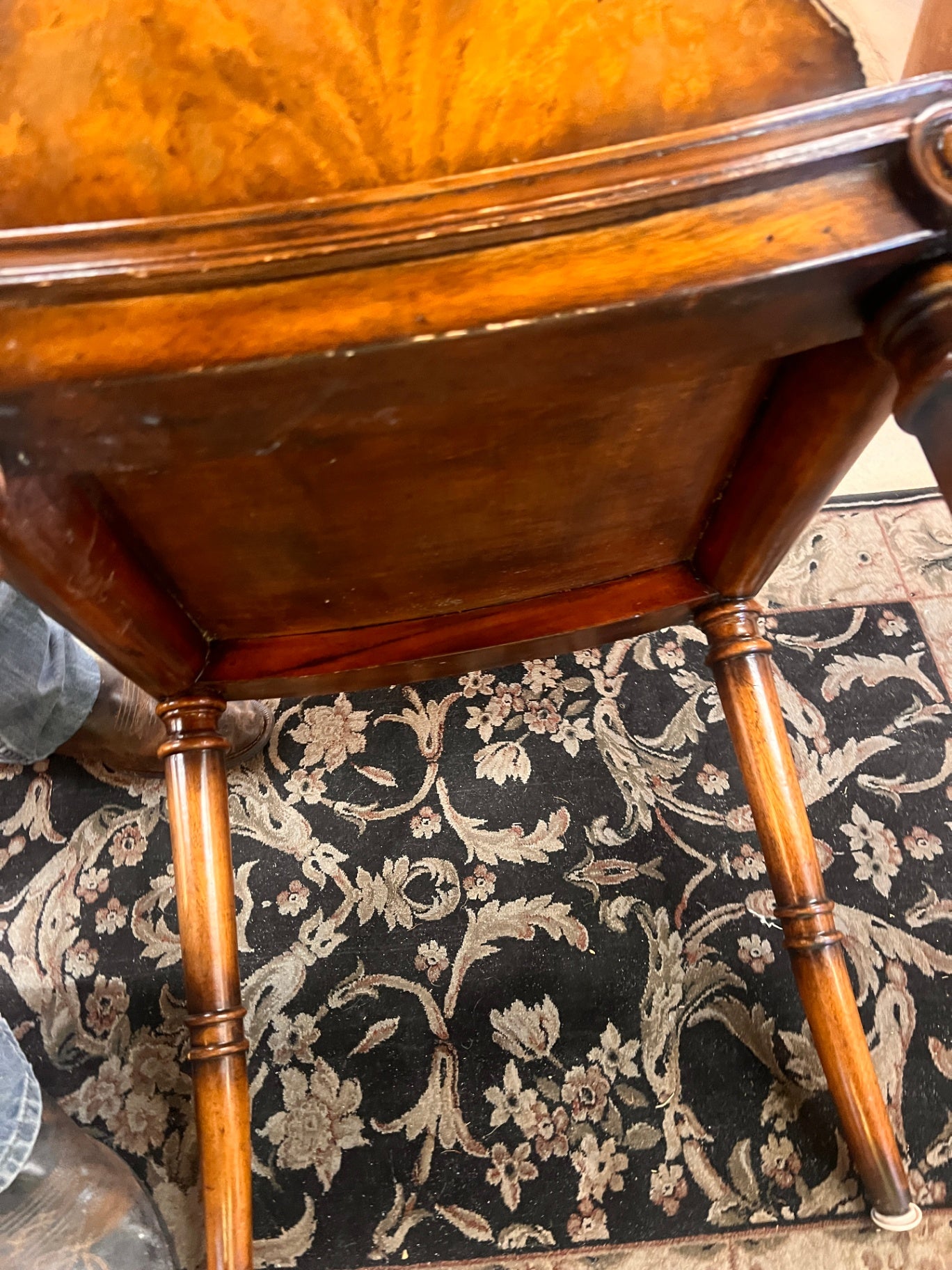 Antique Pair Regency Mahogany Hall Chairs,