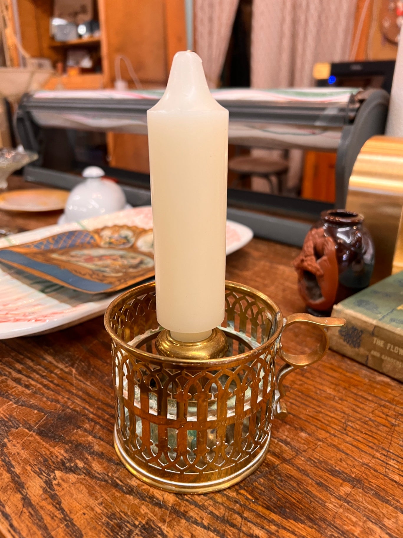 Brass Candlestick Holder