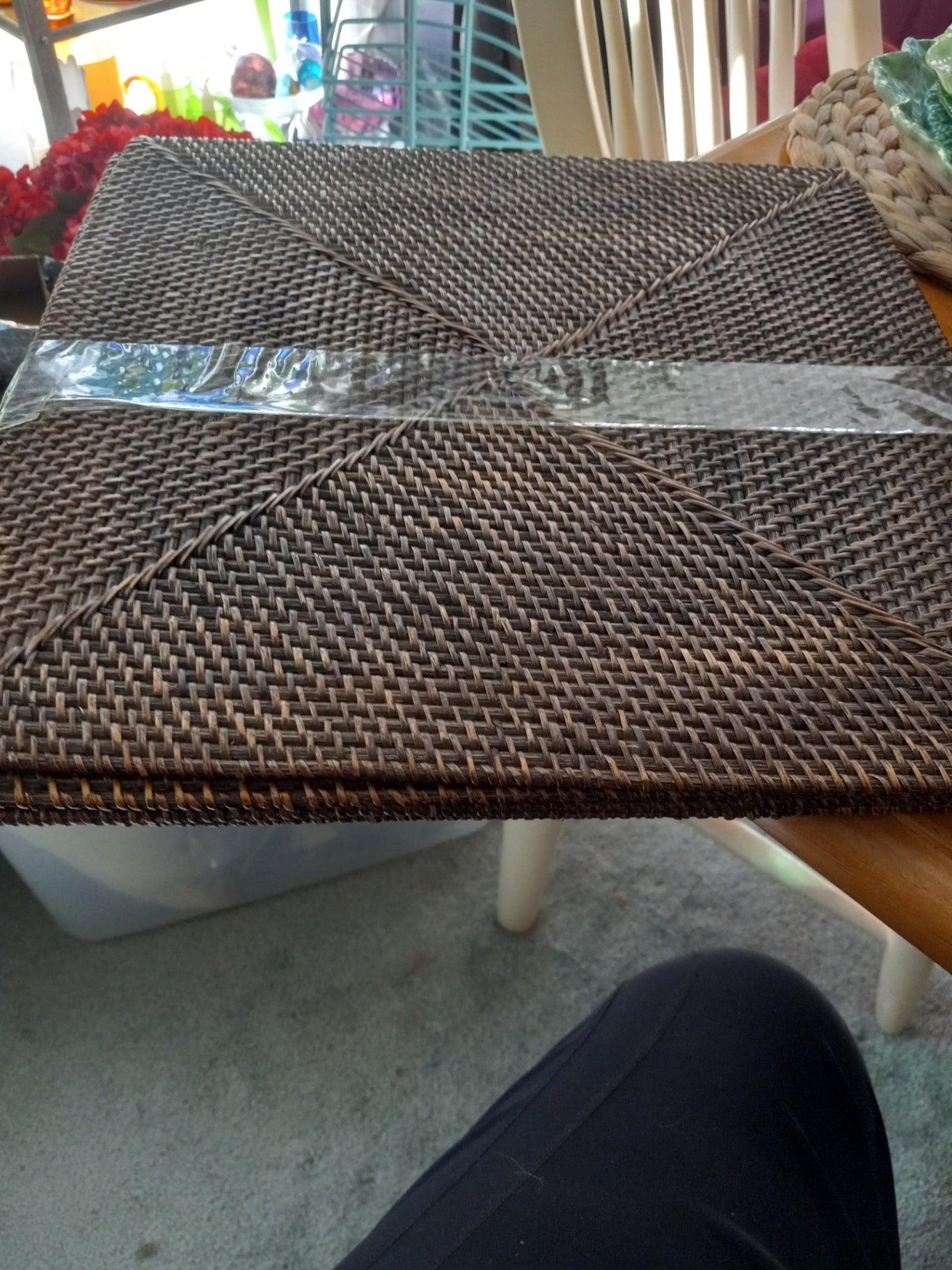 Brown placemats 4pk dsc