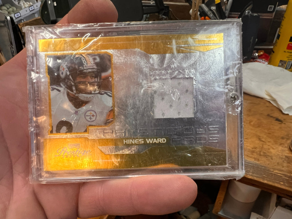 2007 Donruss Playoff Prestige “Prestigious Pros” Hines Ward Game-Worn Jersey Card – Serial #24/50