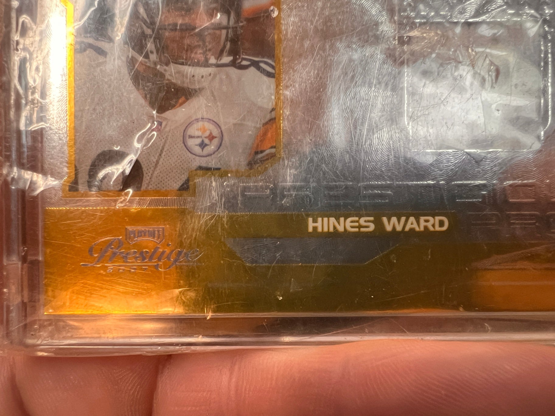 2007 Donruss Playoff Prestige “Prestigious Pros” Hines Ward Game-Worn Jersey Card – Serial #24/50