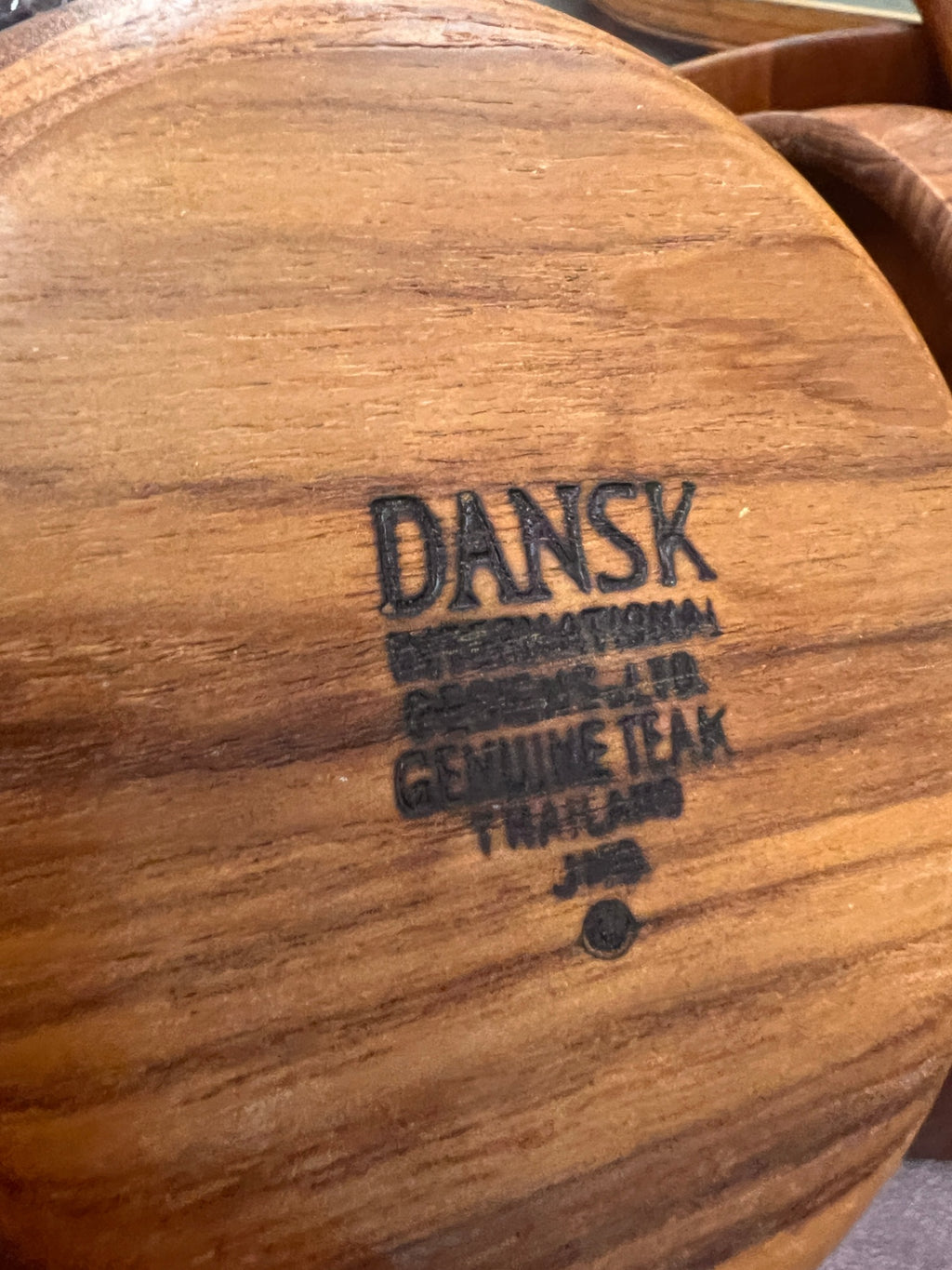 Dansk Teak Salad Bowl Set