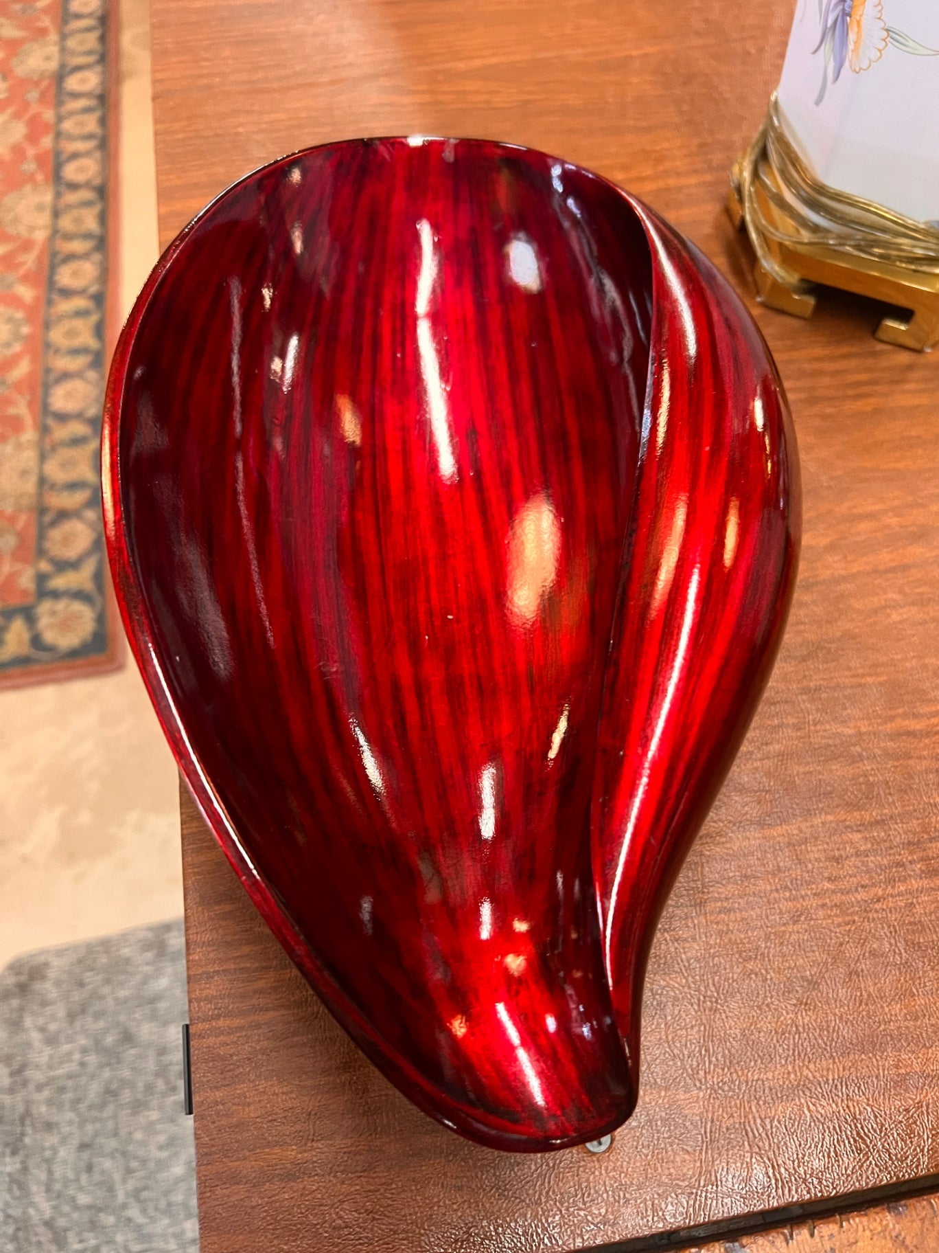 LP Design / L.P. Design  red contemporary decorative bowl