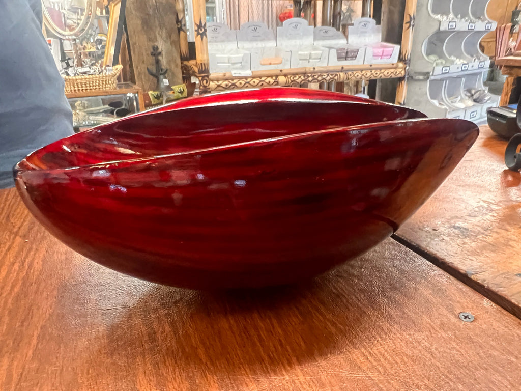 LP Design / L.P. Design  red contemporary decorative bowl