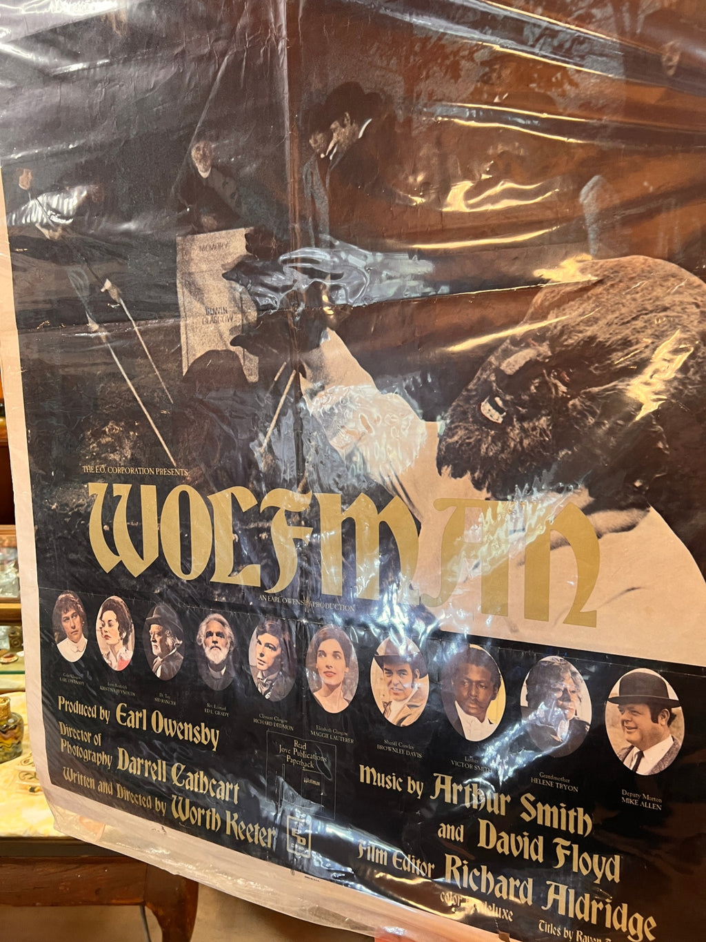 Original 1979 “Wolfman” Movie Poster – Earl Owensby Studios Horror Film, Large Theatrical One-Sheet