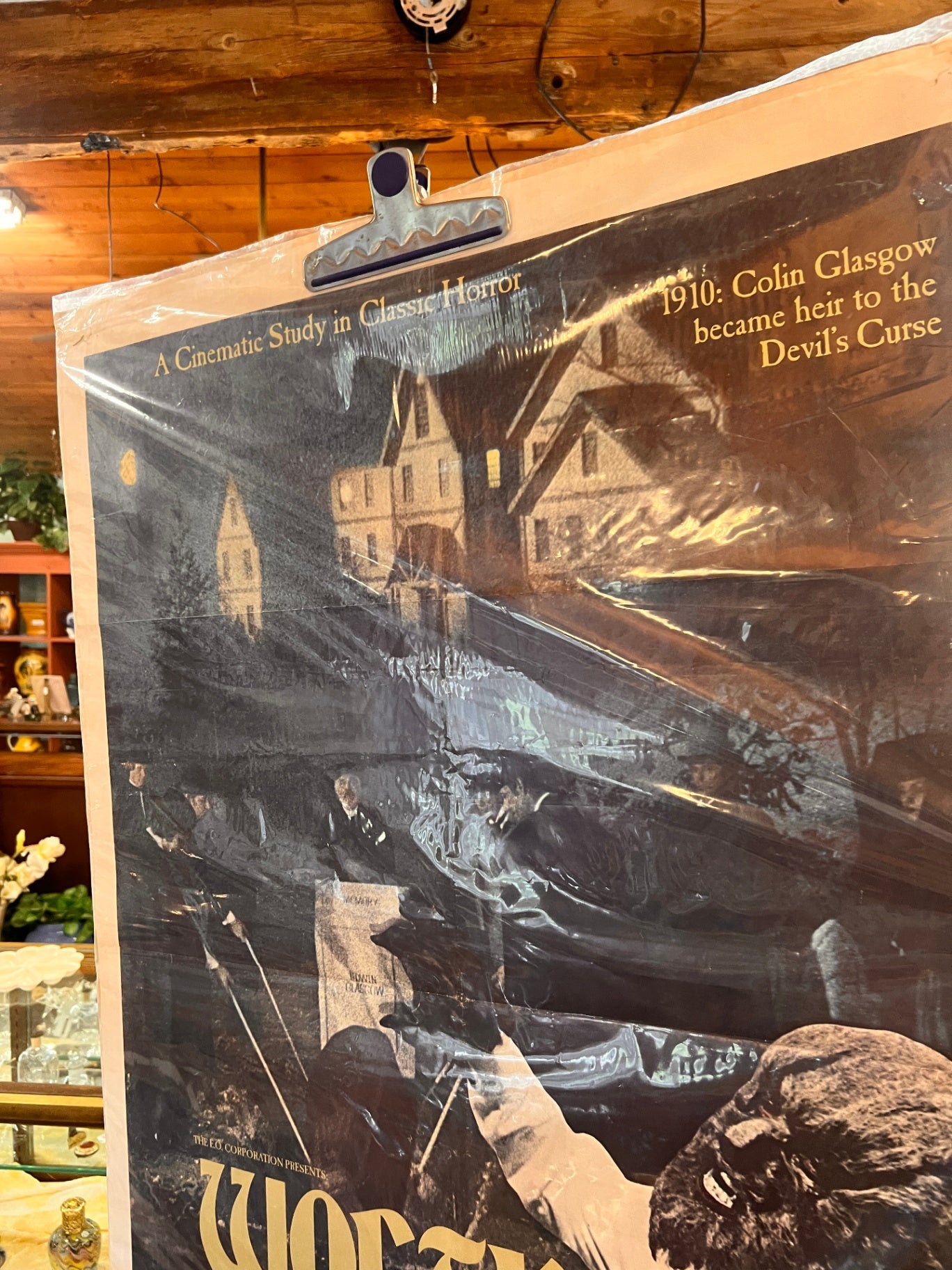 Original 1979 “Wolfman” Movie Poster – Earl Owensby Studios Horror Film, Large Theatrical One-Sheet