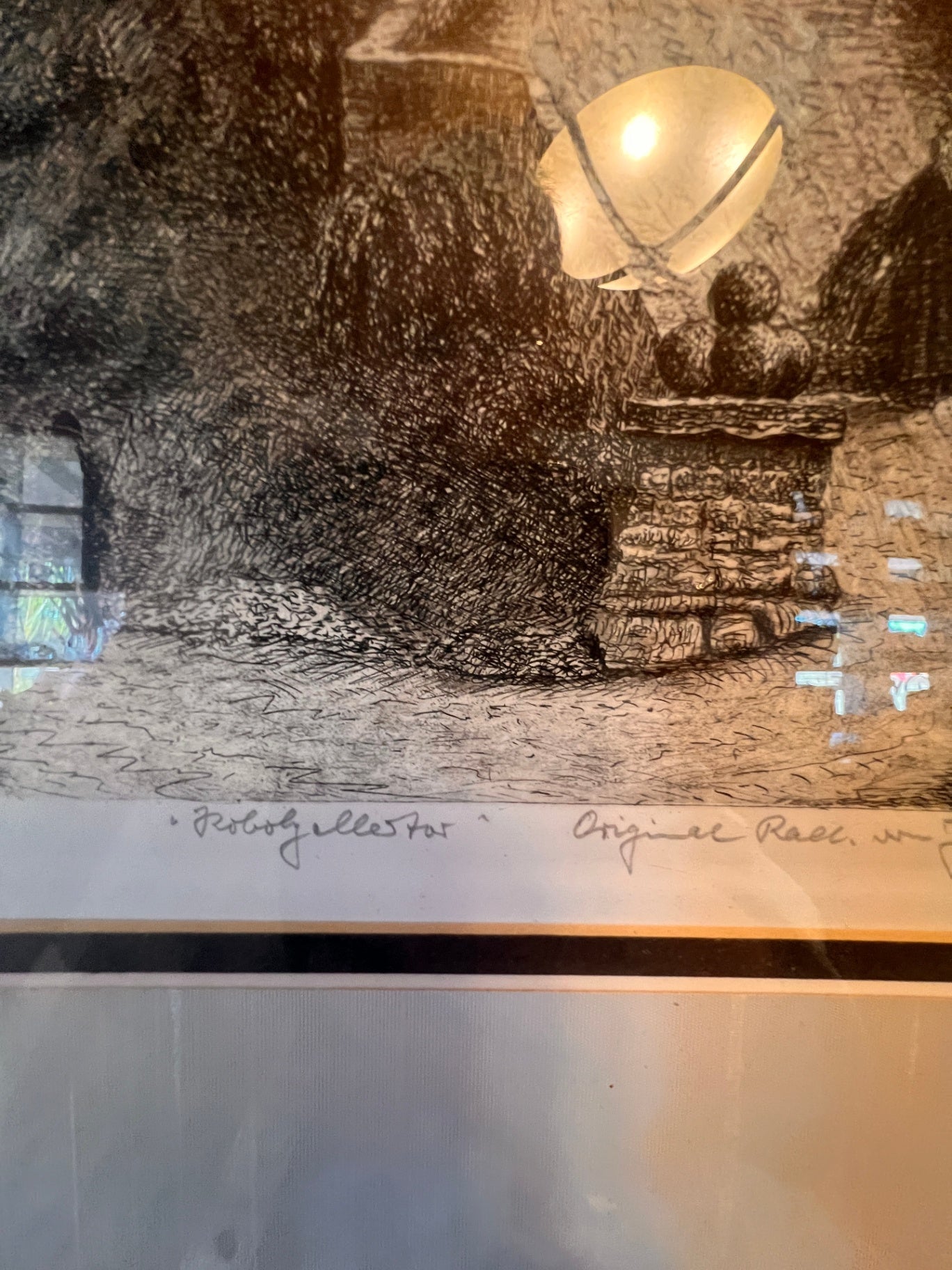 “Rothenburg Tor – Plößgasse” (Original Pencil-Signed Etching)