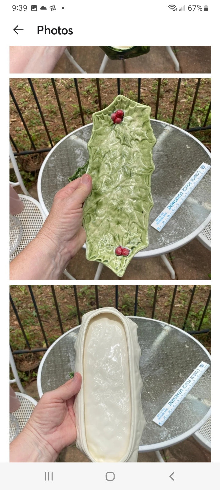 Leftover lt grn holly dish dsc