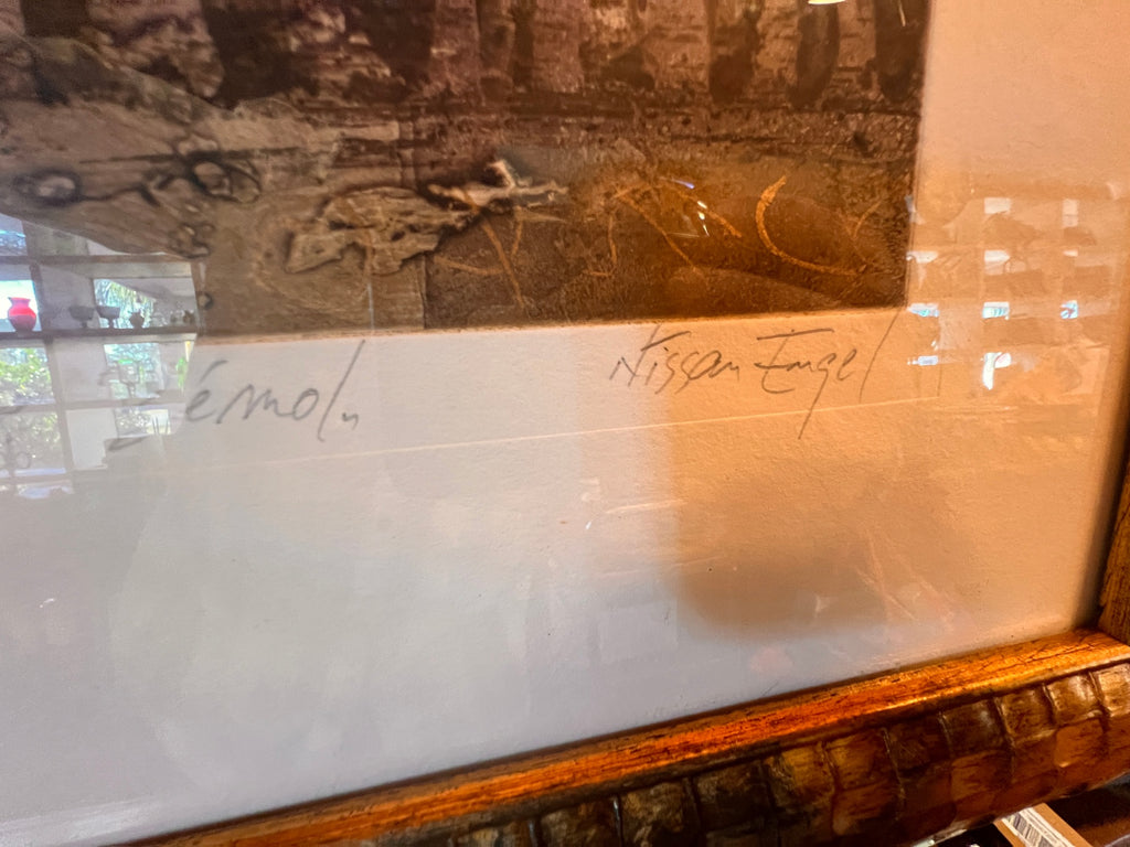 Nissan Engel — “Ré Benoît” — Hand-Colored Etching — Artist’s Proof