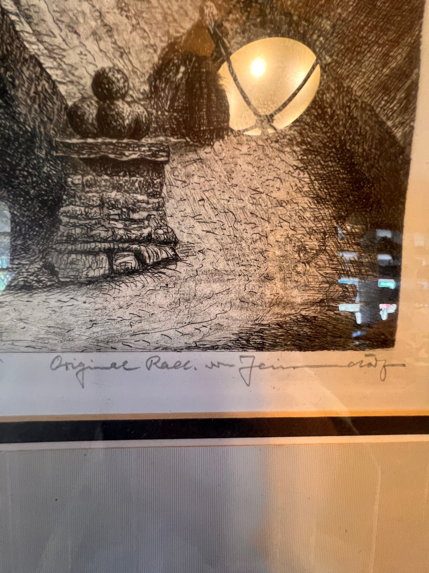 “Rothenburg Tor – Plößgasse” (Original Pencil-Signed Etching)