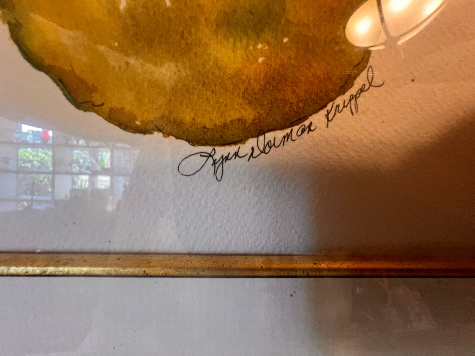 Original Watercolor “Pear Study” — Lynn Dorman Krippel