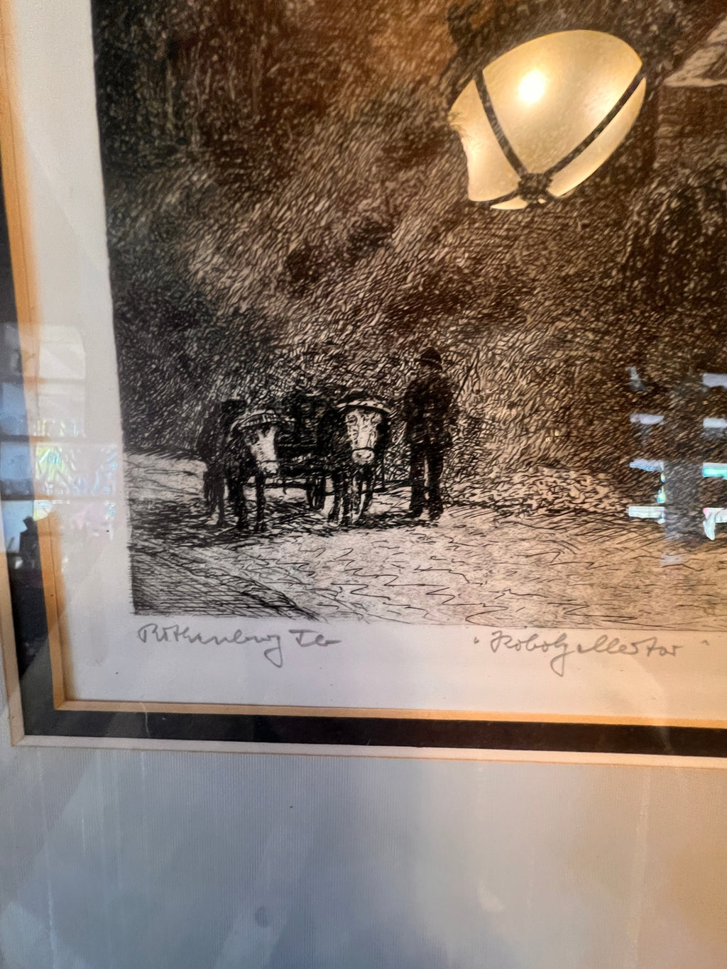 “Rothenburg Tor – Plößgasse” (Original Pencil-Signed Etching)