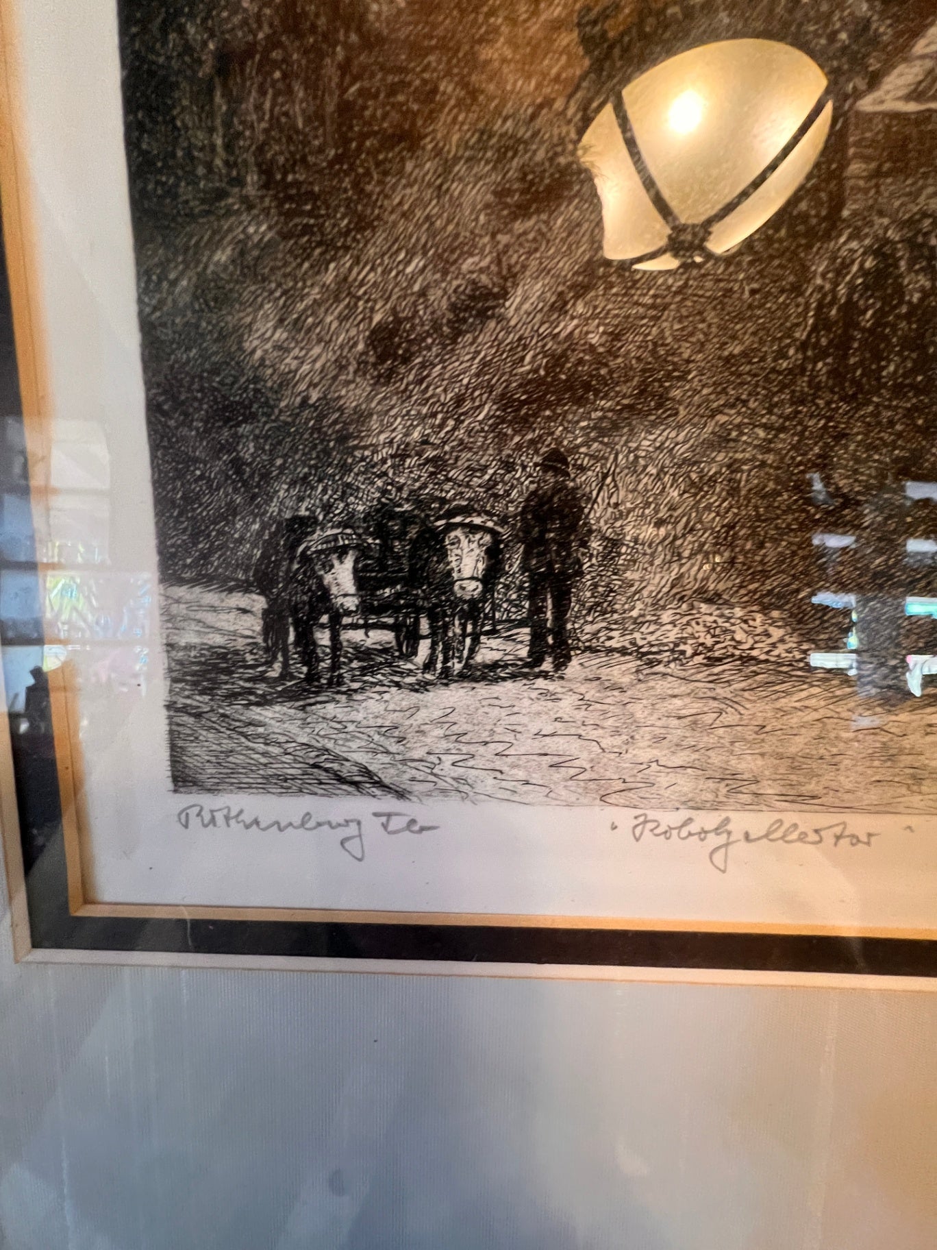 “Rothenburg Tor – Plößgasse” (Original Pencil-Signed Etching)