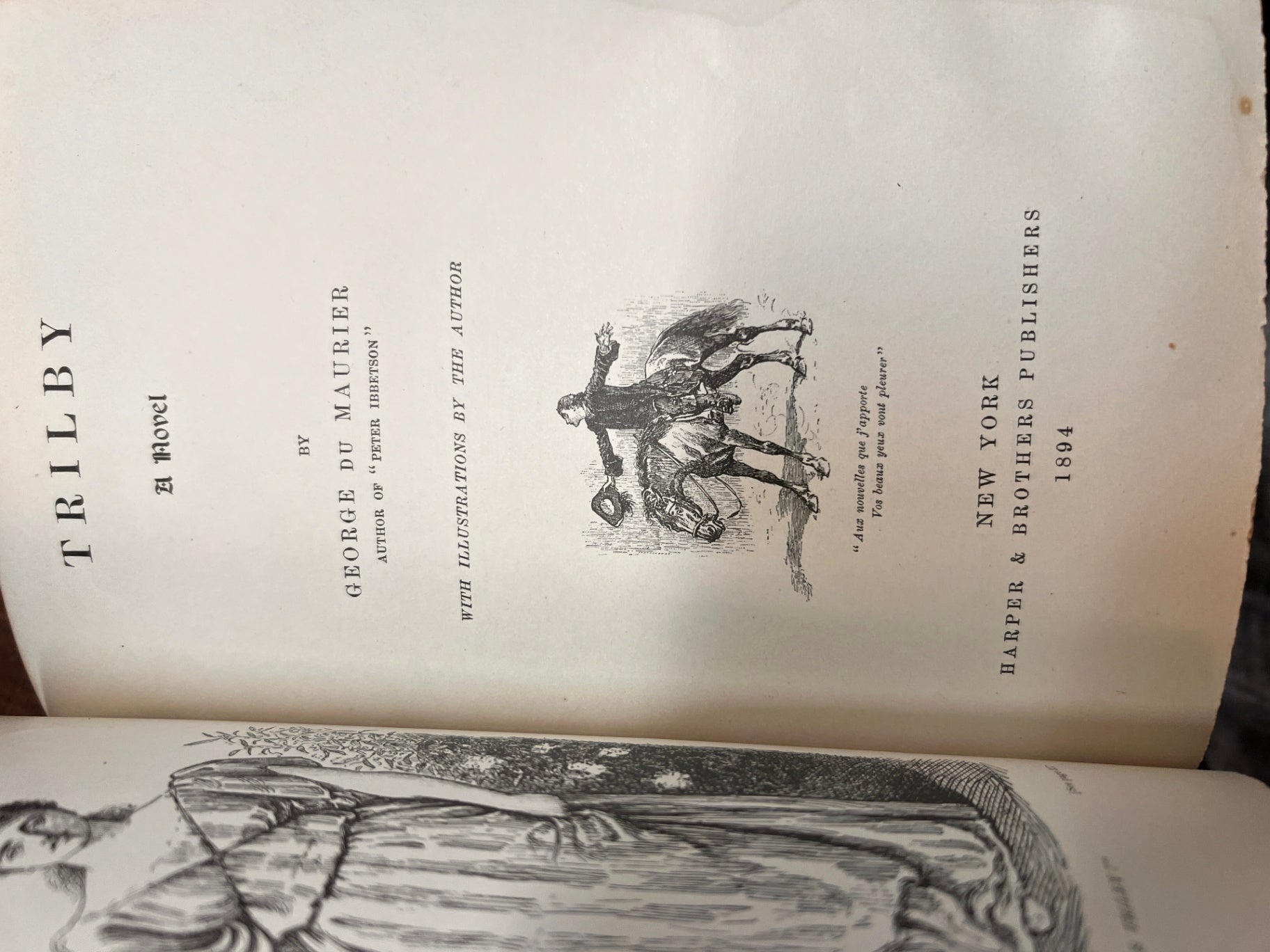 1894 - Trilby, A Novel, First Edition