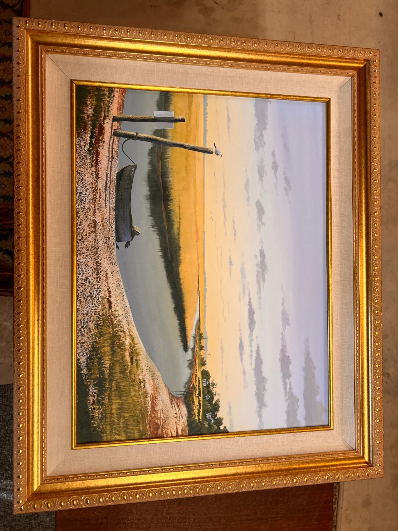 Marsh Painting By Bernie Slice