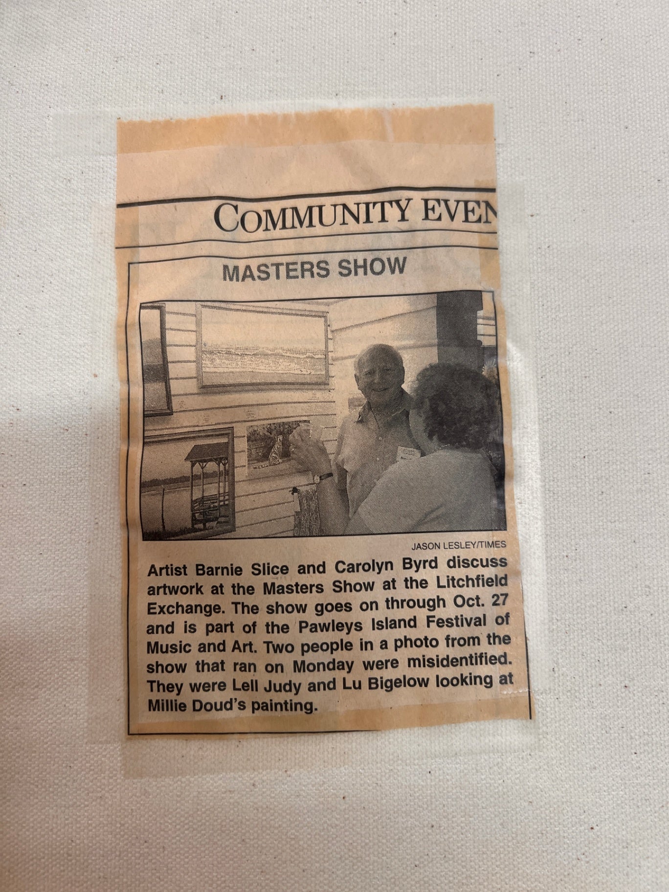 Marsh Painting By Bernie Slice