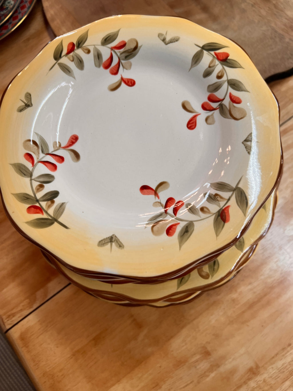 Better Homes And Gardens Tuscan Retreat Stoneware Dinner Plates,  Luncheon Salad Plates, Bowls & Coffee Mugs Set 8