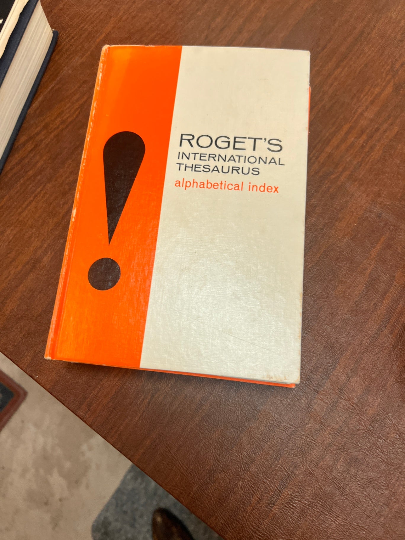 Roget's International Thesaurus Alphabetical Index Volume 3 by Roget, Mark