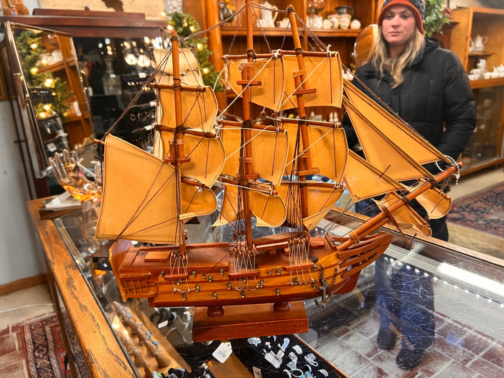 Wooden ship H.M.S. Victory 1765