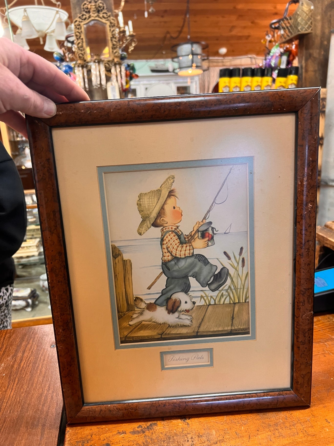 Fishing Pals Framed Art