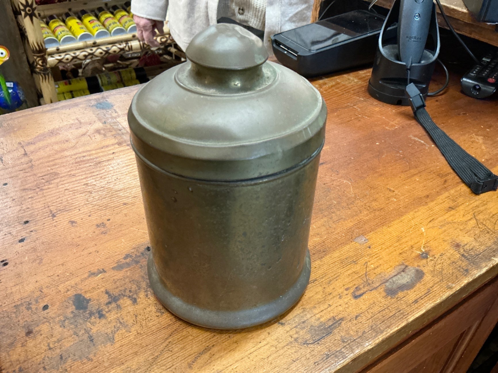 Brass Cigar Humidor