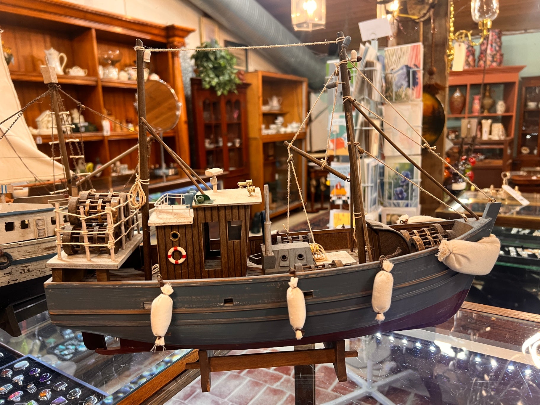 Blue Shrimp Boat