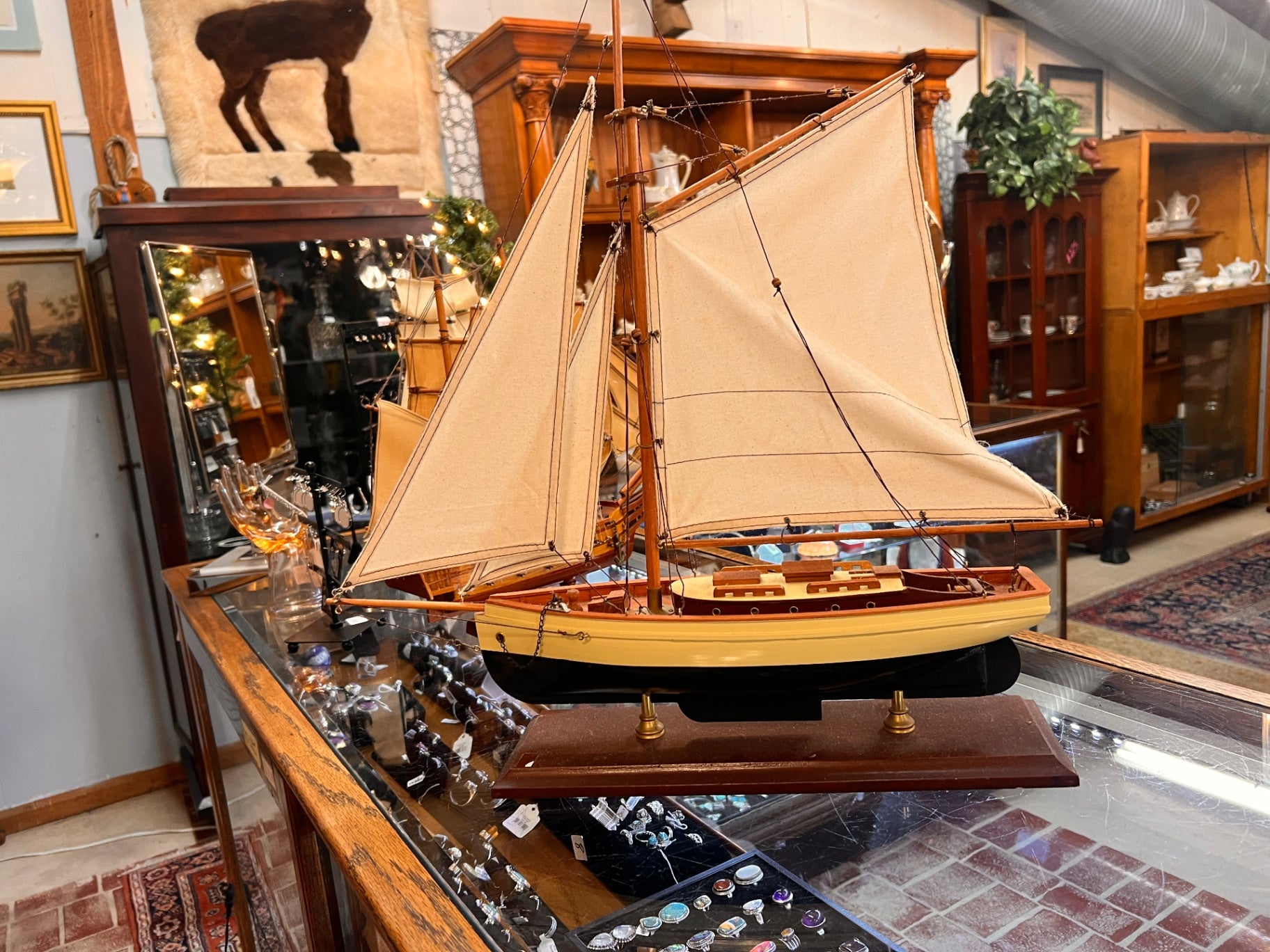 Lebber vintage® - Vintage sailing boat miniature