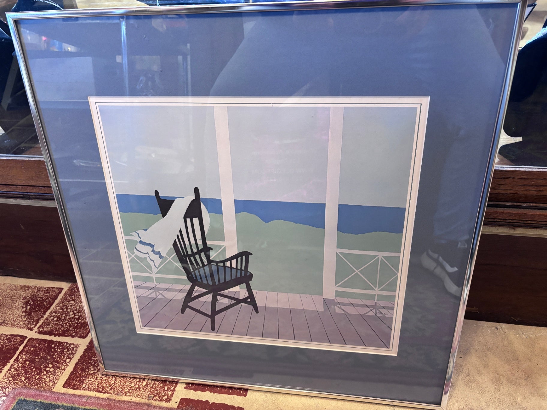 Vintage Squires Coastal Porch Art Print