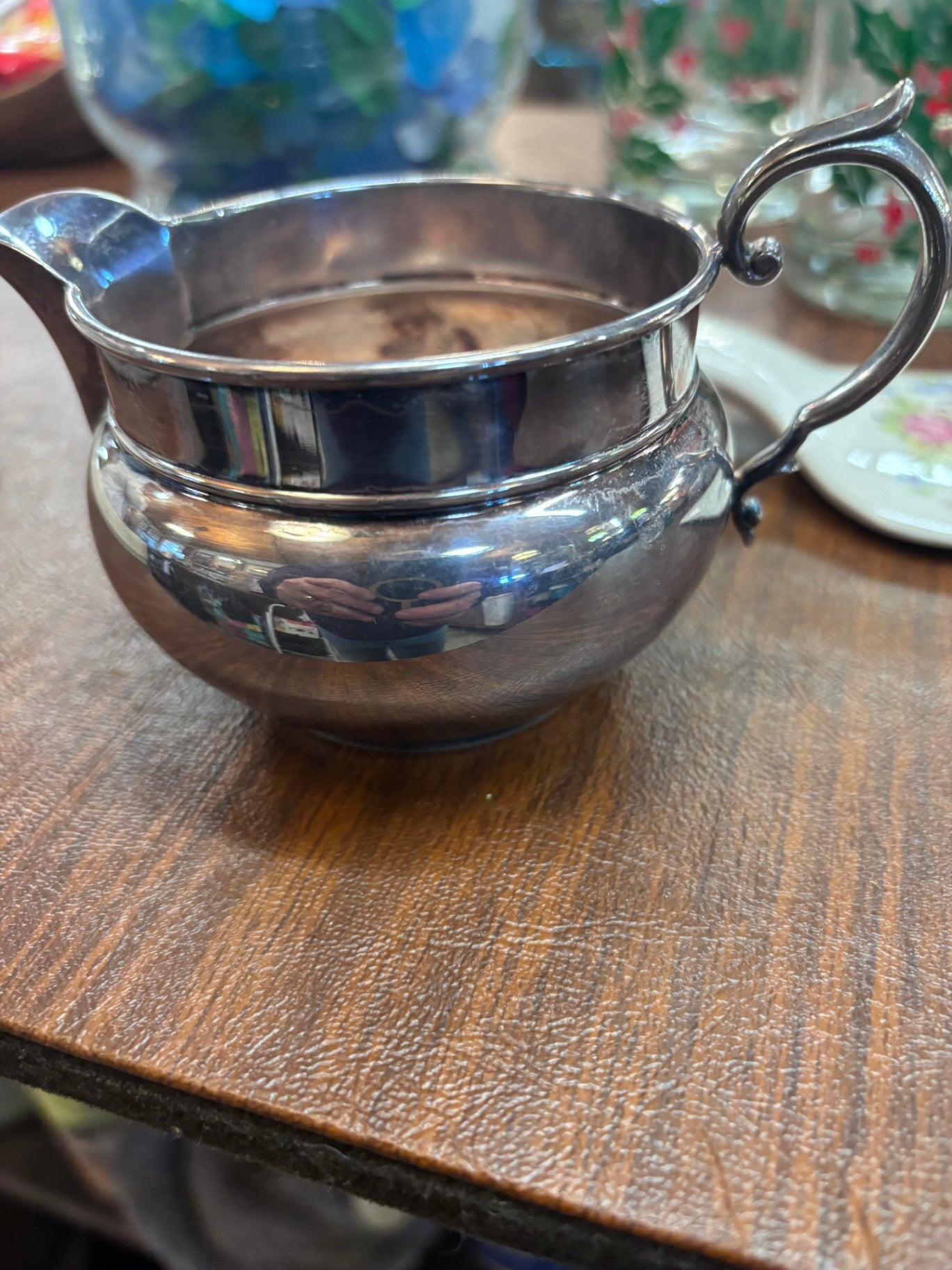 Gorham Newport silver-plated creamer