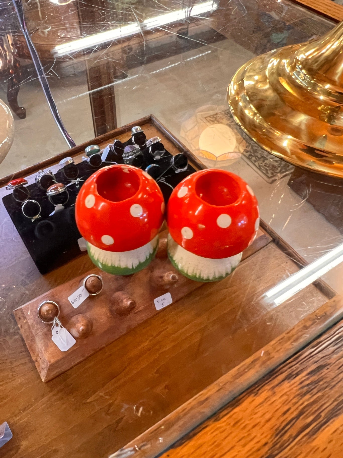 Mushroom Candle Holder