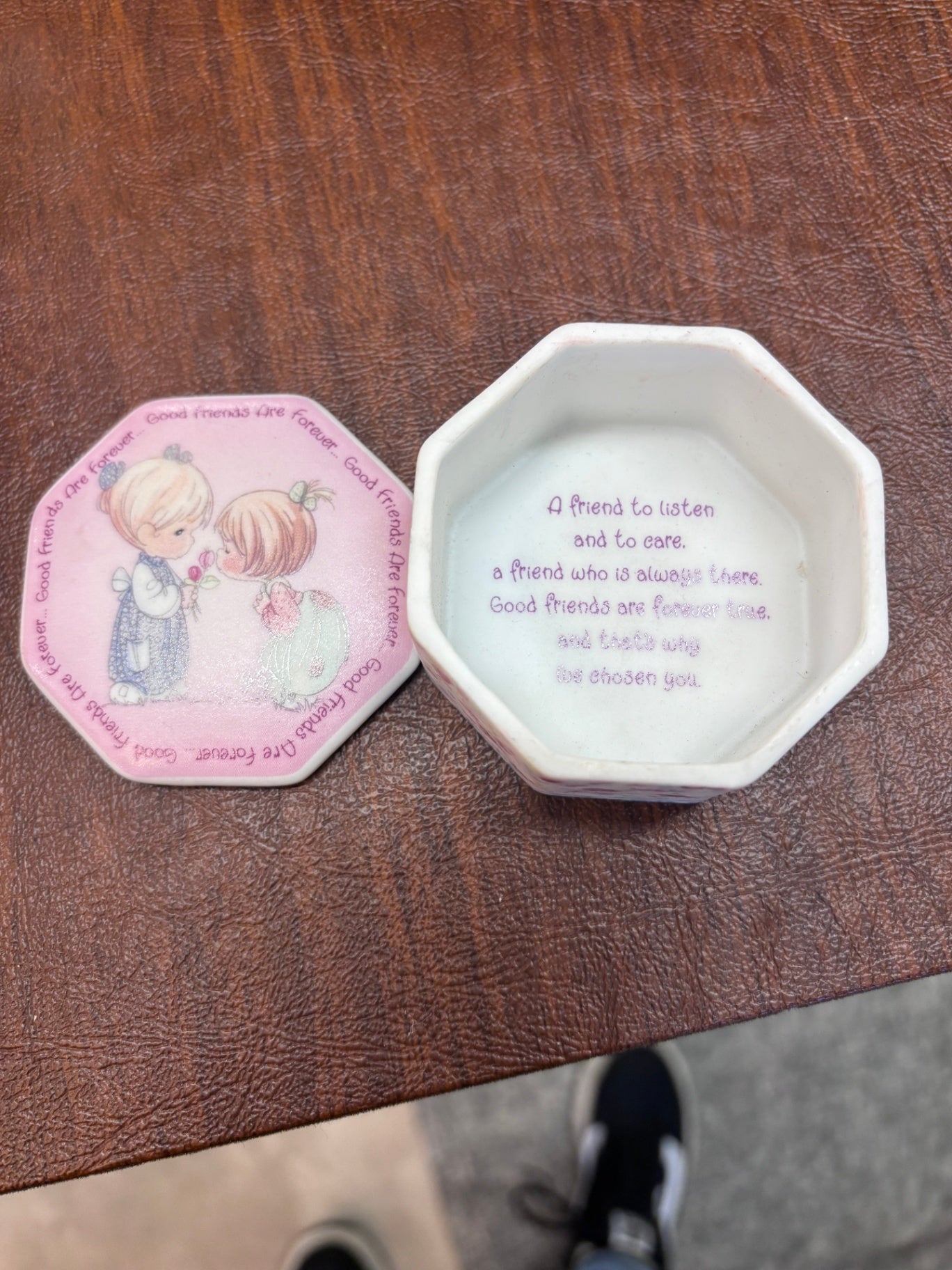 Precious Moments Good Friends...Trinket Box 