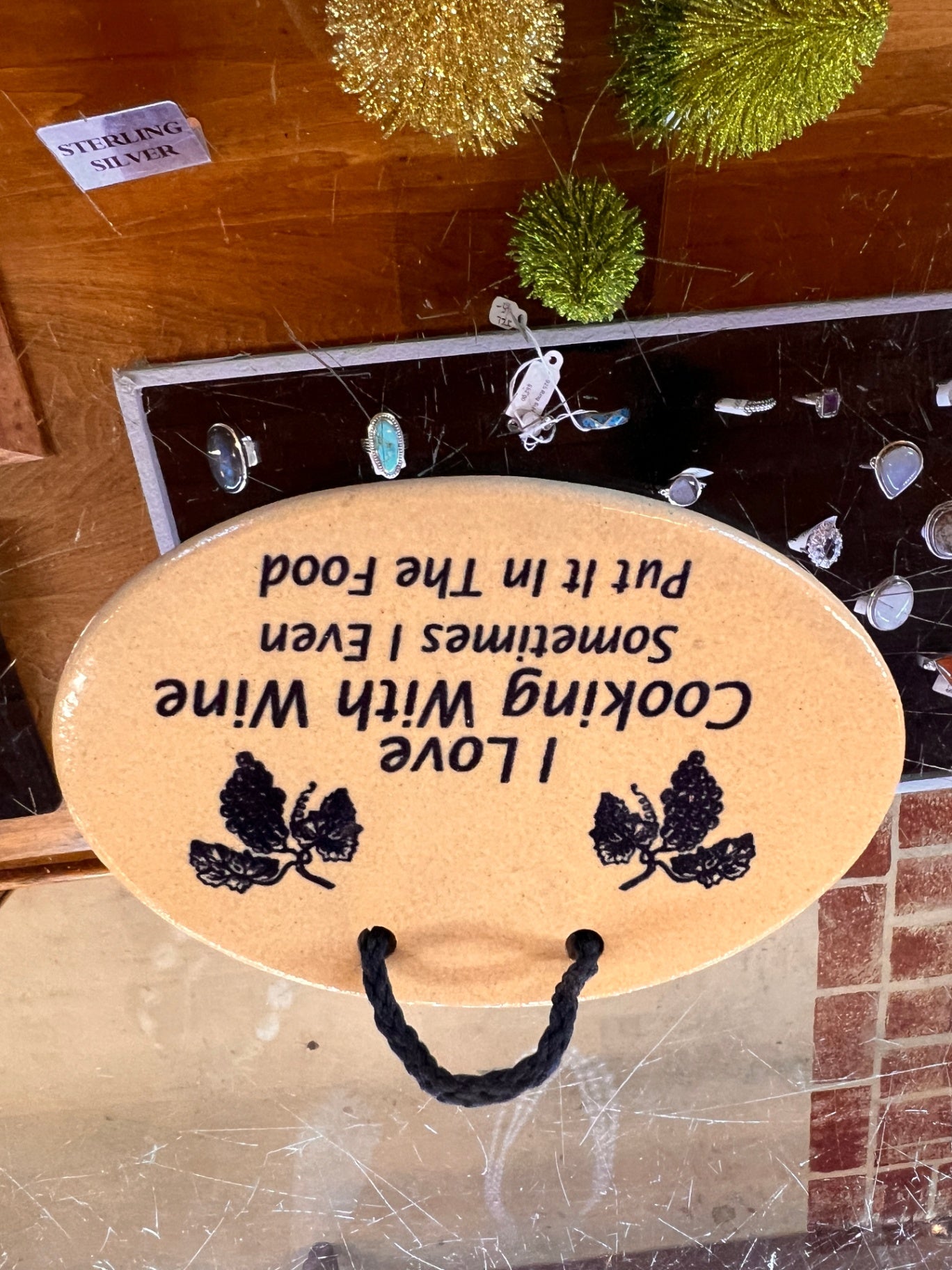 I love cooking with Wine sometimes I even put it in my food sign