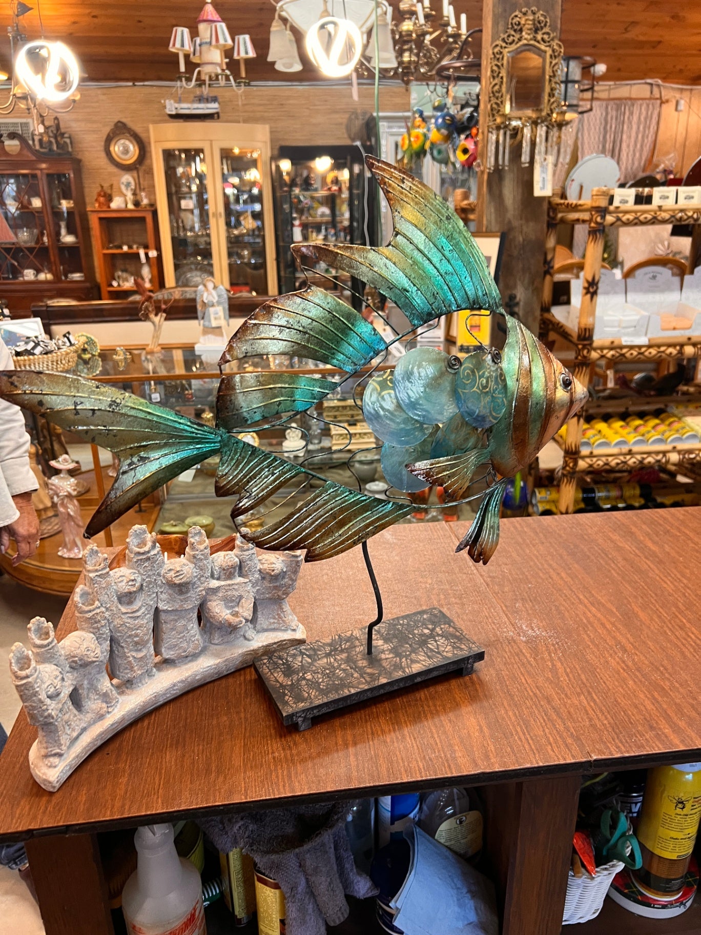 Metal Fish Sculpture 