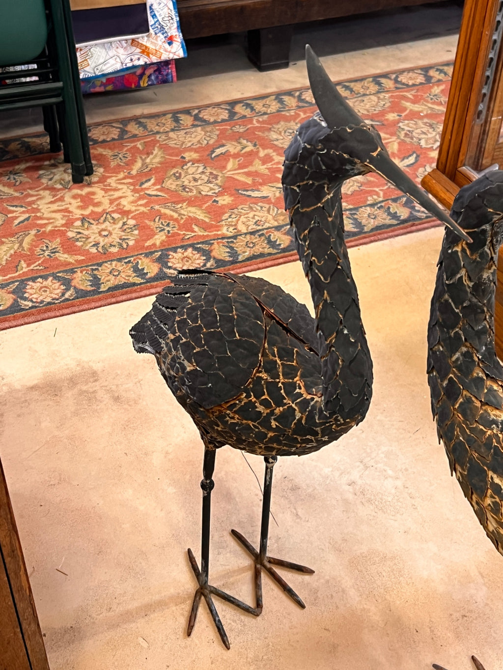 Metal Herron Statute