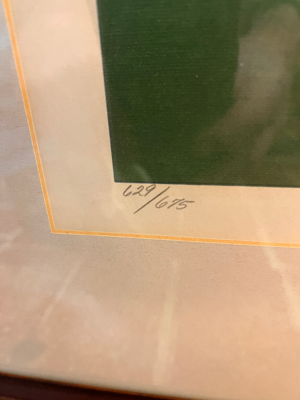 Robert Schaar Approach To The 4th Hole, Pebble Beach 51" x 42" Framed