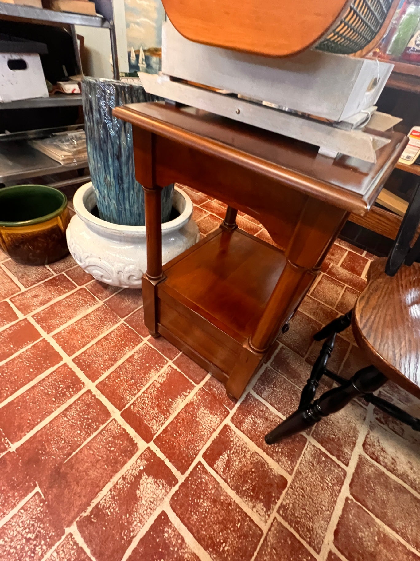 Tiered Cabinet Nightstand