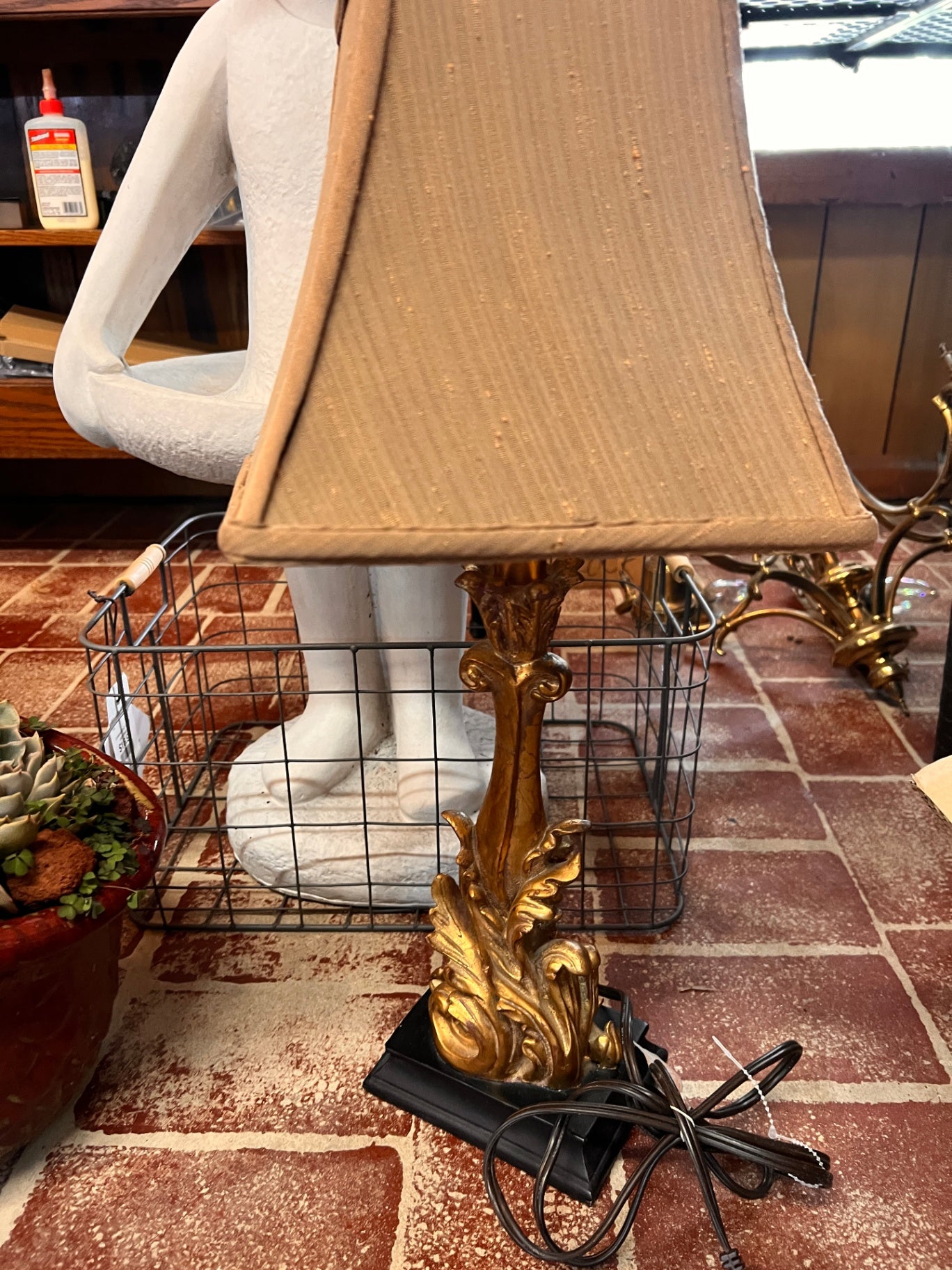 Gilt Table Lamp