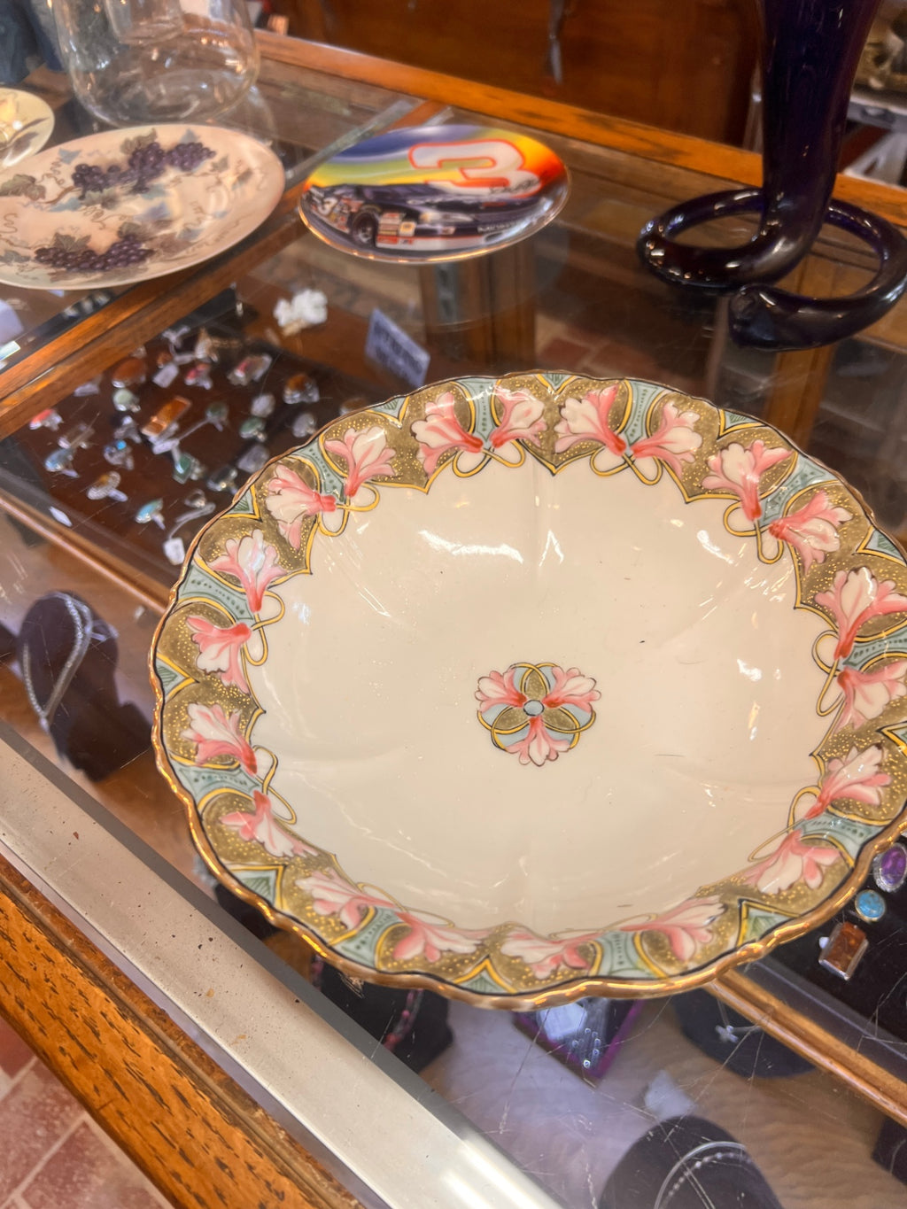 Hand-painted Nippon porcelain 