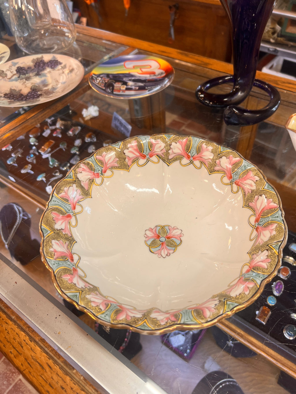 Hand-painted Nippon porcelain 