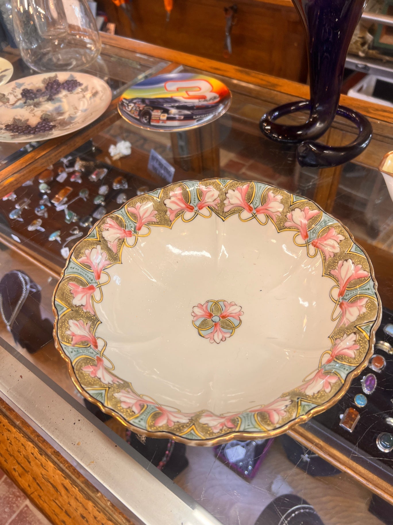 Hand-painted Nippon porcelain 