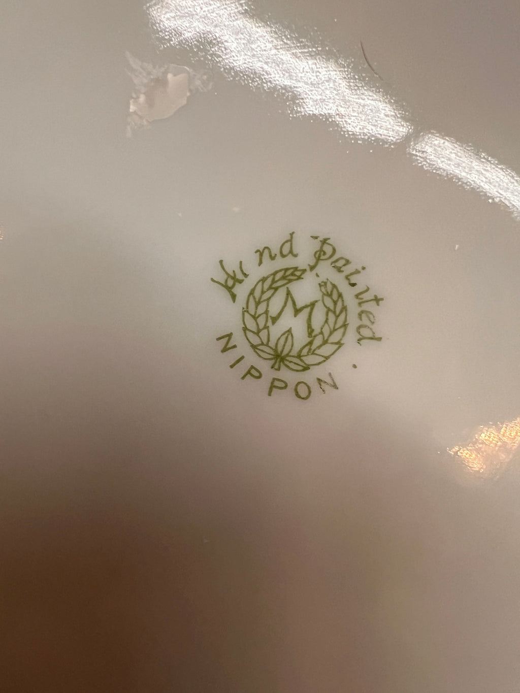 Hand-painted Nippon porcelain 