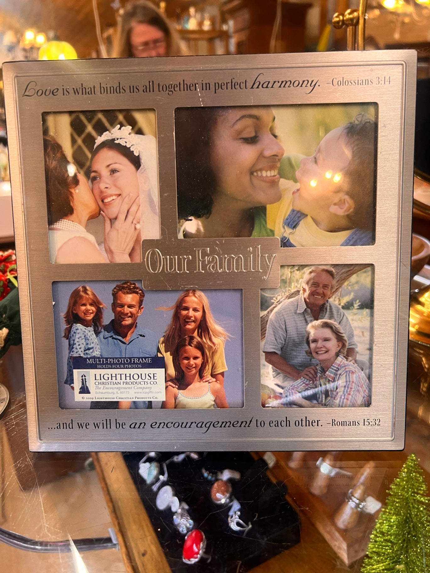 Lighthouse Christian Products multi-photo frame. 