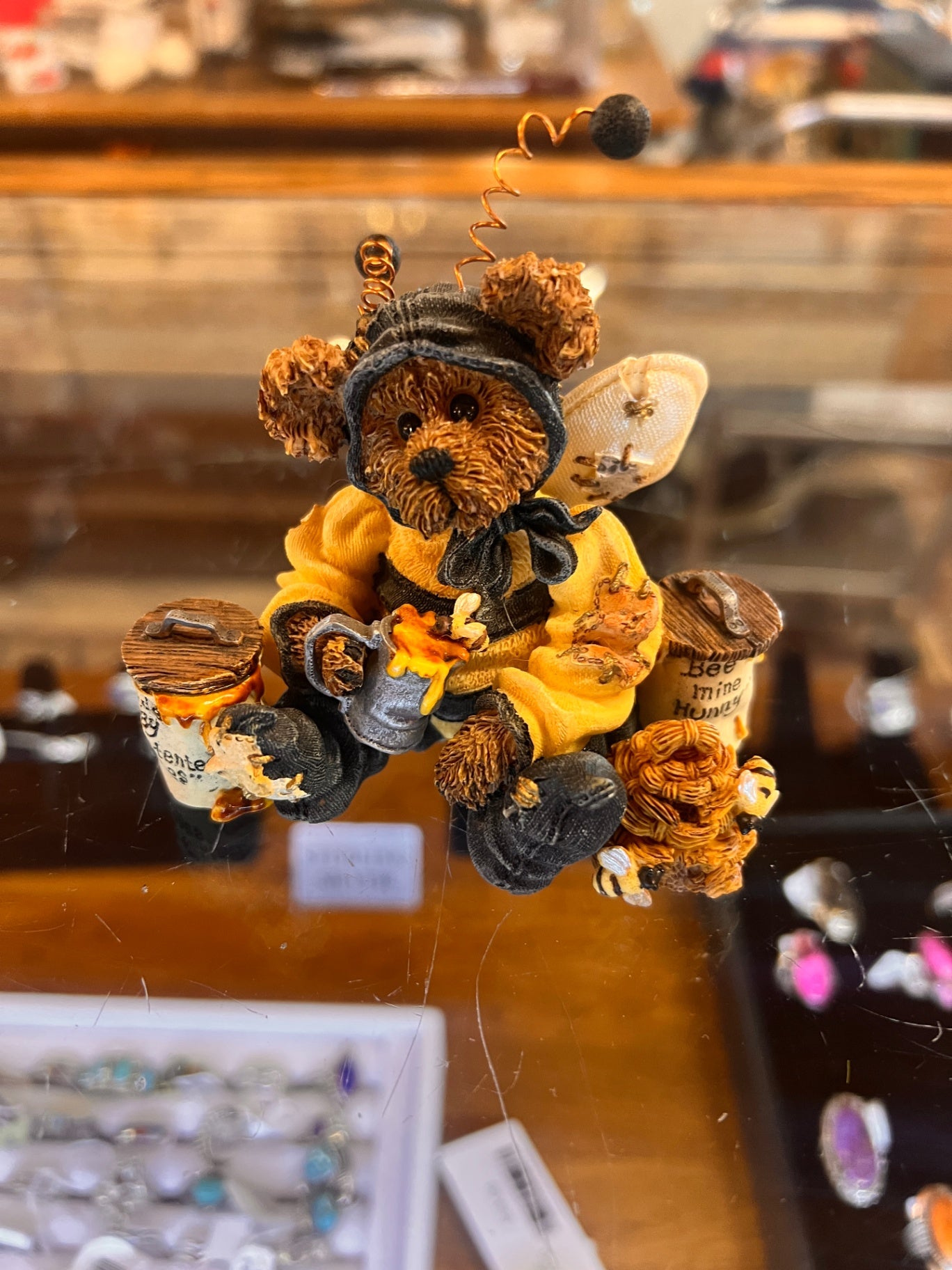Boyds Bears & Friends Bearstone Collection figurine named Bumble B. Bee... Sweeter Than Honey. 